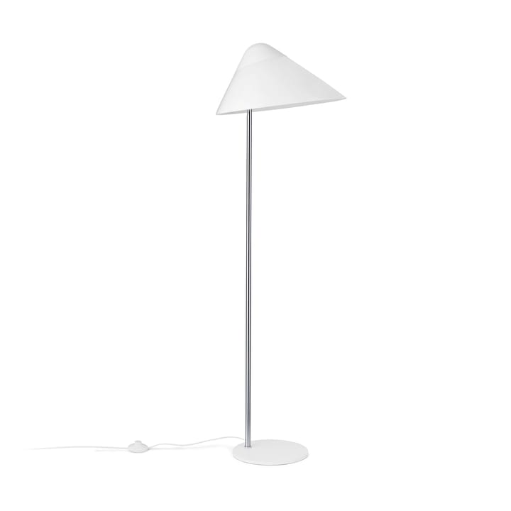 HJW03 Opala golvlampa Midi - White-chrome - Carl Hansen & Søn