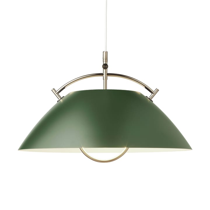 HJW37 The Pendant med hiss - Dark green-gold - Carl Hansen & Søn