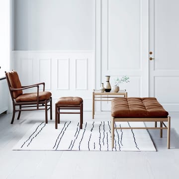 OW150 dagbädd - Läder loke 7050 brun-Oljad ek - Carl Hansen & Søn