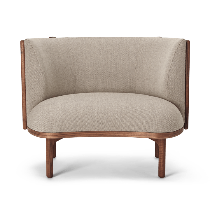 RF1904 Sideways loungefåtölj - Oiled walnut-Re-wool 0218 - Carl Hansen & Søn