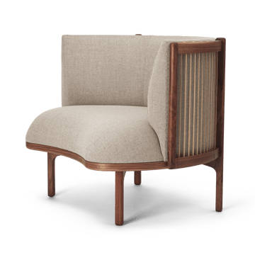 RF1904 Sideways loungefåtölj - Oiled walnut-Re-wool 0218 - Carl Hansen & Søn