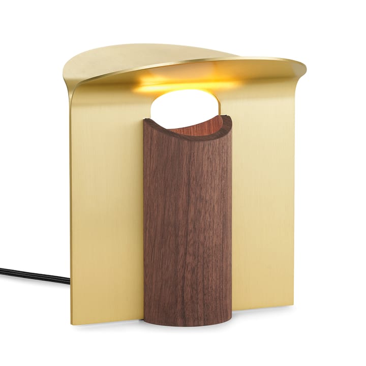 RF200 Petal bordslampa, Oiled walnut-brass - undefined - Carl Hansen & Søn