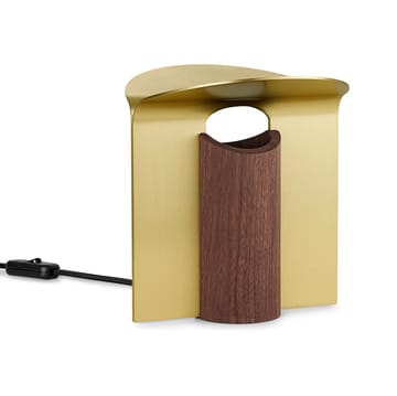 RF200 Petal bordslampa, Oiled walnut-brass - undefined - Carl Hansen & Søn