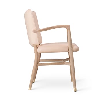 VLA61 Monarch chair karmstol - Oljad ek-Sif 90 läder - Carl Hansen & Søn