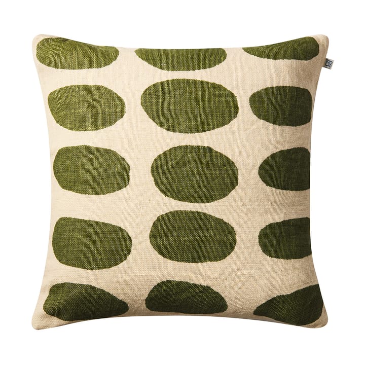 Asim kuddfodral 50x50 cm - Beige-cactus green - Chhatwal & Jonsson