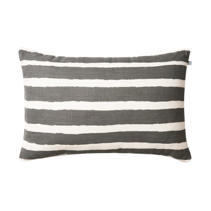 Block Stripe utomhuskudde 40x60 cm, Grey-off white Chhatwal & Jonsson