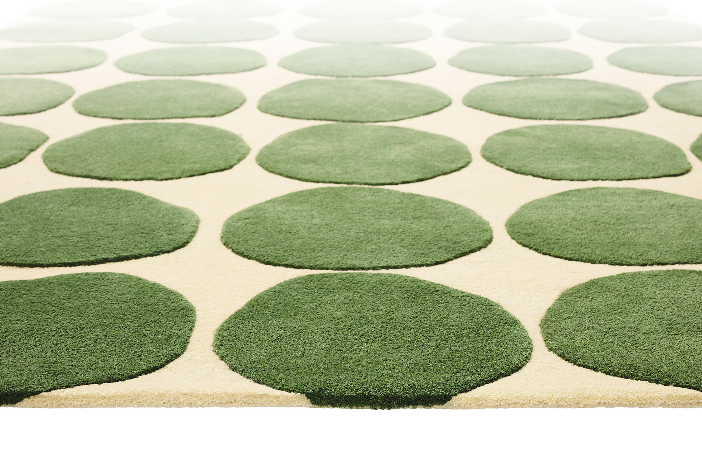 Dots 2 Level Rug Light Khaki / Cactus Green, 180x270 cm - Chhatwal &  Jonsson @ RoyalDesign