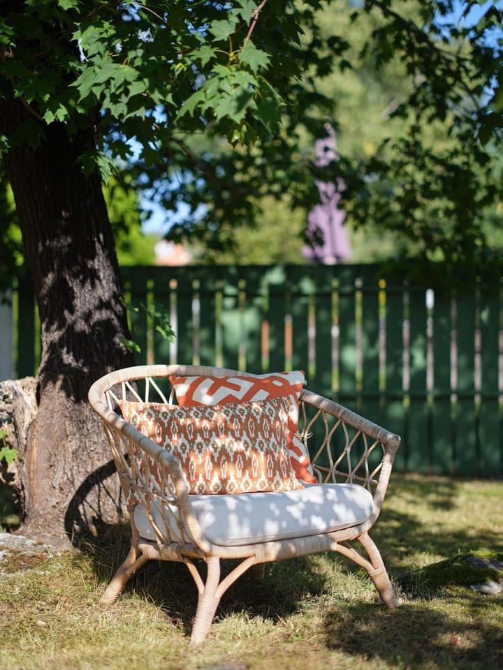 Ikat Delhi Outdoor kudde 40x60 cm, Beige-apricot orange Chhatwal & Jonsson