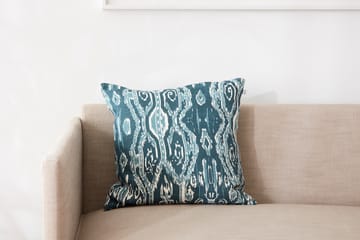 Ikat Madras kuddfodral 50x50 cm - Palace blue-heaven blue - Chhatwal & Jonsson