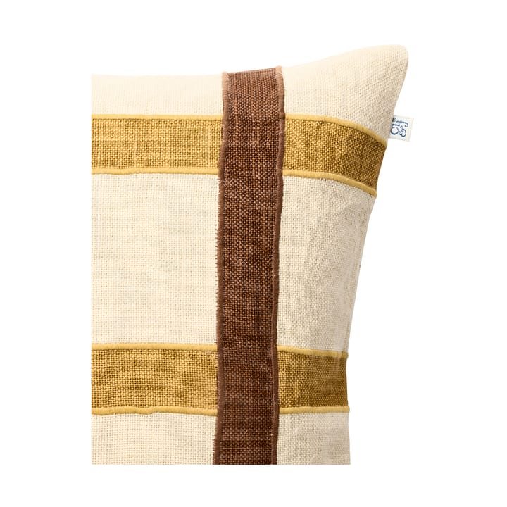 Kiran kuddfodral 50x50 cm, Spicy Yellow-Taupe Chhatwal & Jonsson