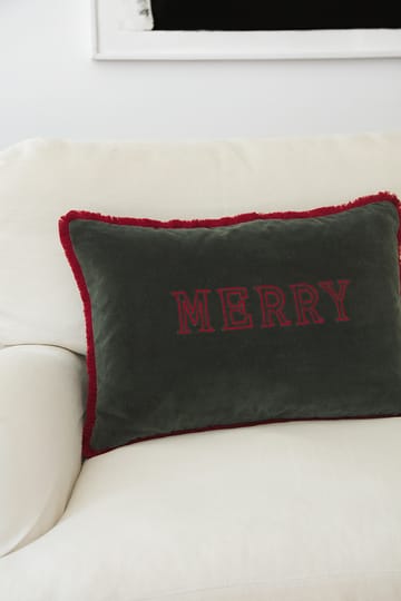 Merry kuddfodral 40x60 cm - Forest green - Chhatwal & Jonsson