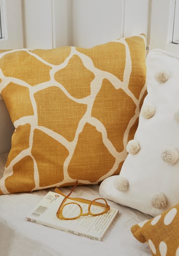 Nadi kuddfodral 50x50 cm - Spicy yellow-light beige - Chhatwal & Jonsson