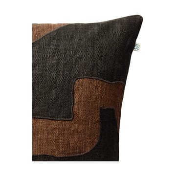 Sikkim kuddfodral 50x50 cm - Taupe-Dark Brown - Chhatwal & Jonsson