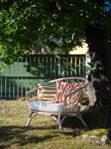 Zebra Outdoor kudde 50x50 cm - Apricot orange-off white - Chhatwal & Jonsson