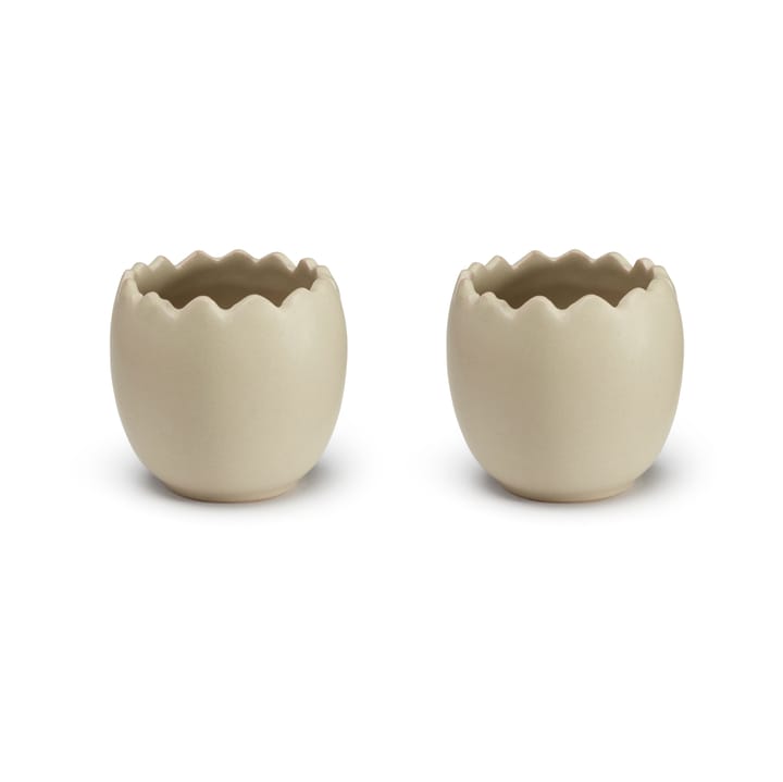 Cooee äggkopp 2-pack, Sand Cooee Design