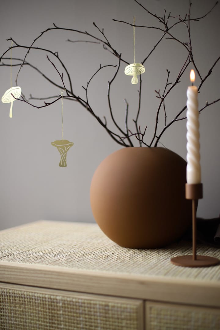 Fungi dekorationshänge 4 delar, Brass Cooee Design