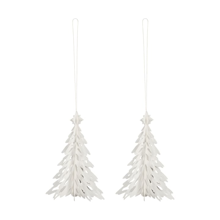 Paper Pinetree dekorationshänge 2-pack - Natural - Cooee Design