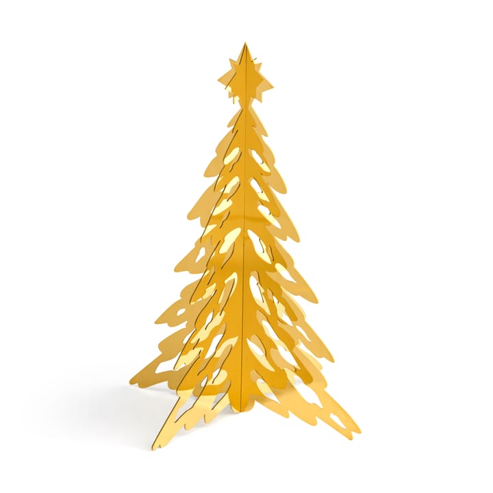 Pinetree dekorationsgran 20 cm - Brass - Cooee Design