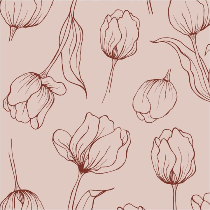 Tulipa servetter 33x33 cm 18-pack - Blush - Cooee Design