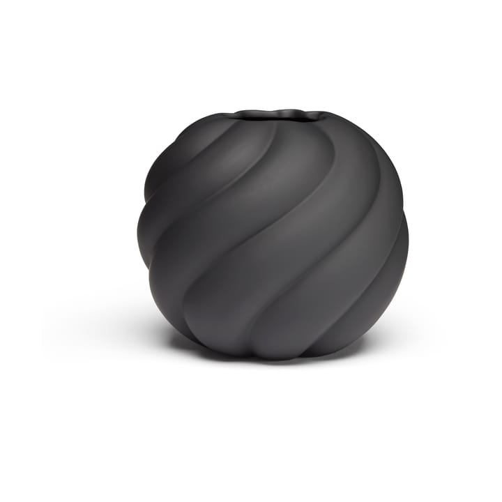 Twist ball vas 12 cm - Black - Cooee Design