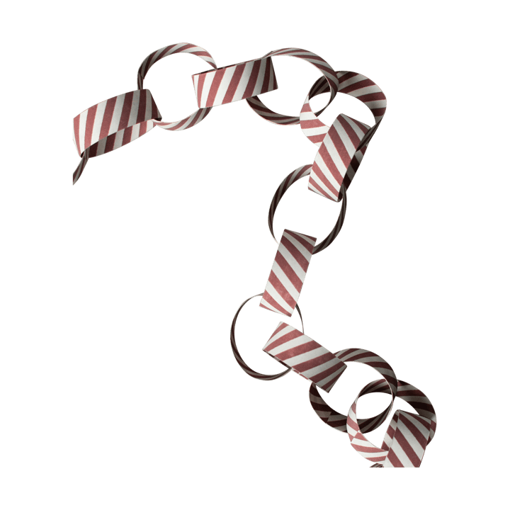 Garland girland randig, Red-white DBKD