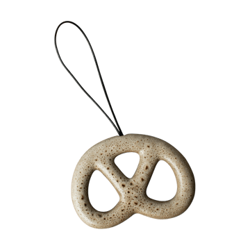 Hanging pretzel dekorationshänge - Beige - DBKD