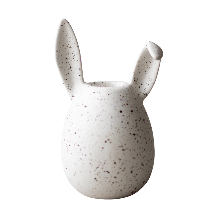 Rabbit ljusstake 13 cm - White dot - DBKD