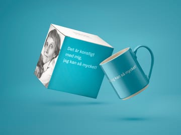 Astrid Lindgren mugg, det är konstigt med mig... - Svensk text - Design House Stockholm