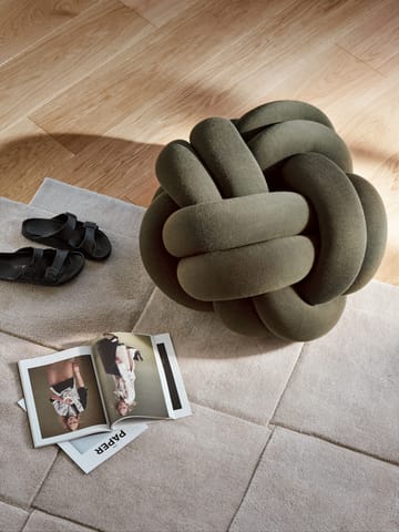 Basket matta beige - 180x180 cm - Design House Stockholm