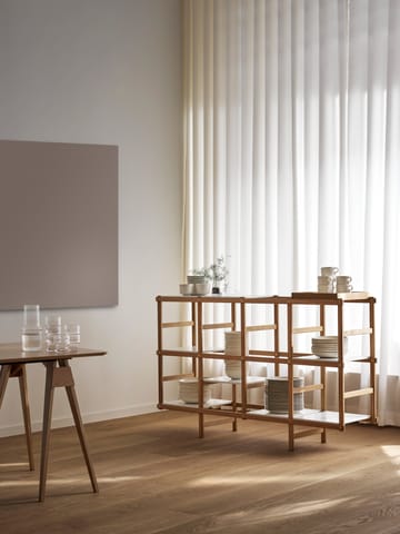 Frame hylla M 154 cm - Ek-vit - Design House Stockholm