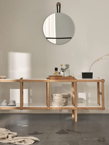 Lasso spegel rund - Klar-svart - Design House Stockholm