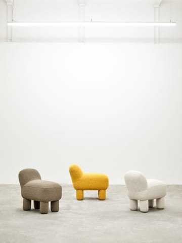 Lulu sittpuff 36x65 cm - Yellow - Design House Stockholm