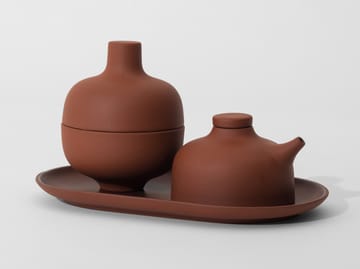 Sand sojakanna 12 cl - Red clay - Design House Stockholm