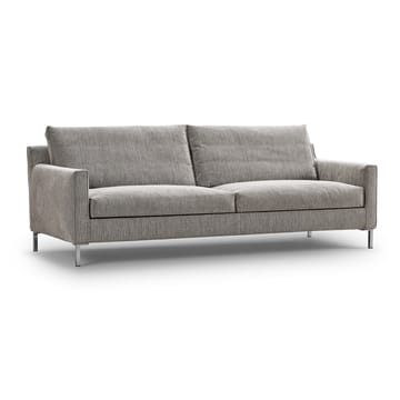 Streamline 3-sits soffa 220 cm - bakar 01 brunbeige-rostfritt stål - Eilersen