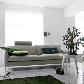 Streamline 3-sits soffa 220 cm - tyg bakar 27 beige, stålben - Eilersen