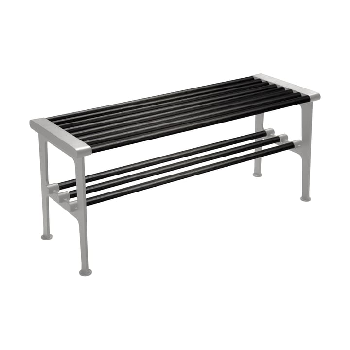 Nostalgi bänk 100 cm, Svartbetsad ek-aluminium Essem Design