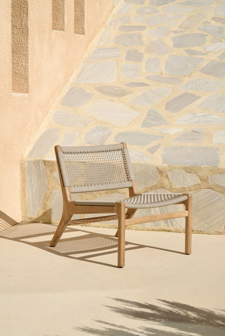 Jack outdoor loungefåtölj teak, Beige Ethnicraft