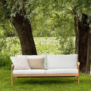 Jack outdoor soffa 2-sits teak - offwhite, teakstativ - Ethnicraft