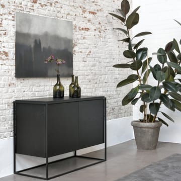 Monolit sideboard - Svart ek 2 dörrar-Metall - Ethnicraft