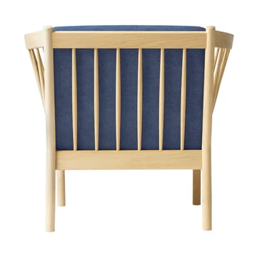 J146 fåtölj - Oak lacquered-dark blue - FDB Møbler