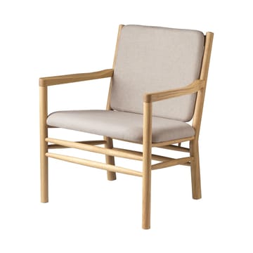 J147 fåtölj - Oak lacquered-beige - FDB Møbler