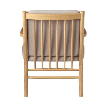 J147 fåtölj - Oak lacquered-beige - FDB Møbler