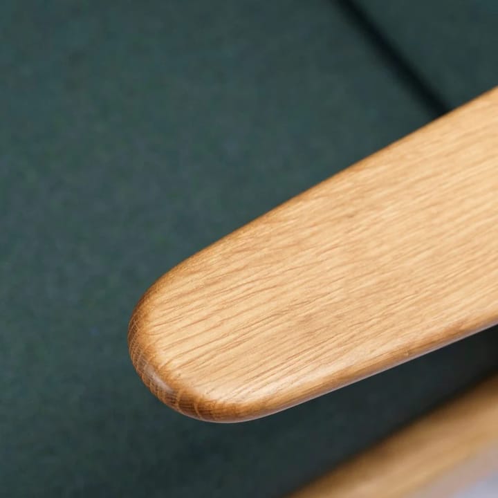 J53 fåtölj, Oiled oak-green FDB Møbler