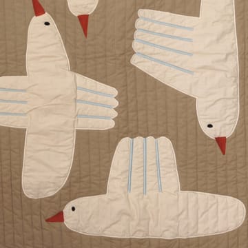 Bird quiltad filt - Beige - ferm LIVING