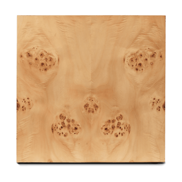 Burl Cube sidobord 40x40 cm - Natural - ferm LIVING