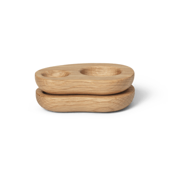 Cairn äggkopp 2-pack - Oak - ferm LIVING