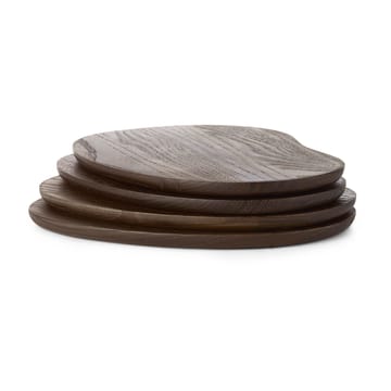 Cairn butter boards bricka 4 delar - Dark Brown - ferm LIVING