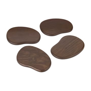 Cairn butter boards bricka 4 delar - Dark Brown - ferm LIVING