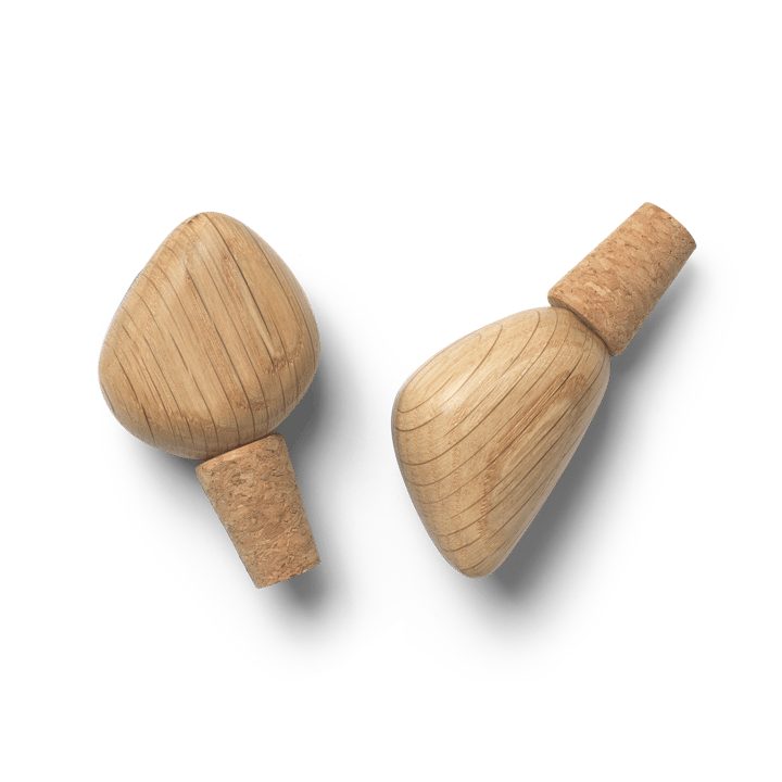 Cairn vinförslutare 2-pack - Oak - Ferm LIVING