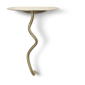 Curvature väggbord - Brass - Ferm Living